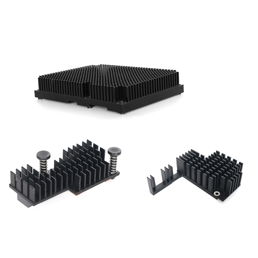 Cross Cut extruded aluminum heatsinks